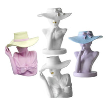 Load image into Gallery viewer, Stylish Lady Hat Flower Vases Planters