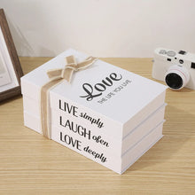 Load image into Gallery viewer, 3pcs Set Modern Fake Books Home Decor Decorative Accessories