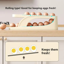 Load image into Gallery viewer, New Automatic Rolling Double-layer Egg Dispenser, Egg Holder Dispenser for Refrigerator, Holds 15 Eggs, Space-Saving Egg Storage - Tyche Ace