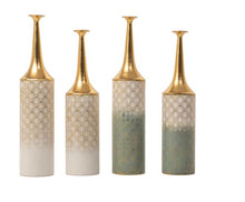 Load image into Gallery viewer, Elevate your Decor With Metal design tall floor vases for flowers - Tyche Ace