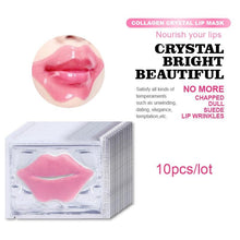 Load image into Gallery viewer, 10Pcs Crystal Hydrating Anti-Wrinkle Collagen Lip Moisture Mask Patches freeshipping - Tyche Ace