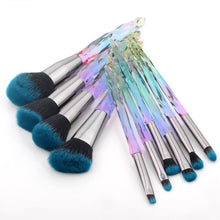 Load image into Gallery viewer, 10pcs Crystal Silky Smooth Makeup Brush Set freeshipping - Tyche Ace