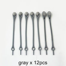 Load image into Gallery viewer, 12 Piece Set Unisex Silicone Round Elastic Tieless Shoelaces freeshipping - Tyche Ace