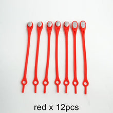Load image into Gallery viewer, 12 Piece Set Unisex Silicone Round Elastic Tieless Shoelaces freeshipping - Tyche Ace