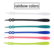 Load image into Gallery viewer, 12 Piece Set Unisex Silicone Round Elastic Tieless Shoelaces freeshipping - Tyche Ace