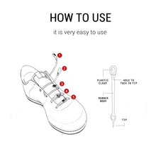 Load image into Gallery viewer, 12 Piece Set Unisex Silicone Round Elastic Tieless Shoelaces freeshipping - Tyche Ace