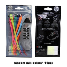 Load image into Gallery viewer, 12 Piece Set Unisex Silicone Round Elastic Tieless Shoelaces freeshipping - Tyche Ace