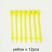Load image into Gallery viewer, 12 Piece Set Unisex Silicone Round Elastic Tieless Shoelaces freeshipping - Tyche Ace