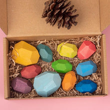 Load image into Gallery viewer, 16 Piece Natural Wood Stacking Blocks Educational Toys For Toddlers freeshipping - Tyche Ace
