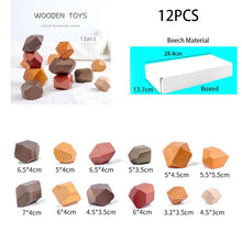 Load image into Gallery viewer, 16 Piece Natural Wood Stacking Blocks Educational Toys For Toddlers freeshipping - Tyche Ace