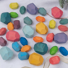 Load image into Gallery viewer, 16 Piece Natural Wood Stacking Blocks Educational Toys For Toddlers freeshipping - Tyche Ace