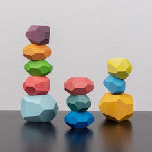 Load image into Gallery viewer, 16 Piece Natural Wood Stacking Blocks Educational Toys For Toddlers freeshipping - Tyche Ace