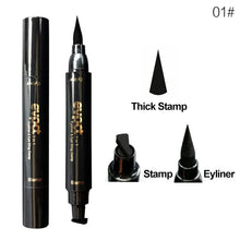 Load image into Gallery viewer, 2-1 Waterproof Double-Headed Triangle Seal Stamp Eyeliner Contouring Makeup freeshipping - Tyche Ace
