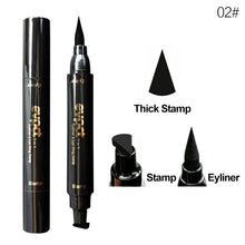 Load image into Gallery viewer, 2-1 Waterproof Double-Headed Triangle Seal Stamp Eyeliner Contouring Makeup freeshipping - Tyche Ace