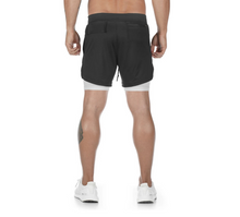 Load image into Gallery viewer, 2 in 1 Men Casual Fitness Best Quick Dry Shorts freeshipping - Tyche Ace