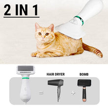 Load image into Gallery viewer, 2 in 1 Multi-Functional Grooming Brush Comb Hand Held Dog Dryer freeshipping - Tyche Ace
