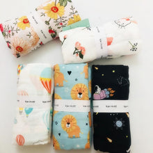 Load image into Gallery viewer, 2 Pieces Baby Cotton/Bamboo Multi-Use Swaddle Blanket Wraps freeshipping - Tyche Ace