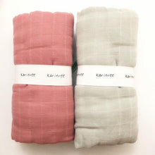 Load image into Gallery viewer, 2 Pieces Baby Cotton/Bamboo Multi-Use Swaddle Blanket Wraps freeshipping - Tyche Ace