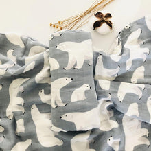Load image into Gallery viewer, 2 Pieces Baby Cotton/Bamboo Multi-Use Swaddle Blanket Wraps freeshipping - Tyche Ace