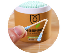 Load image into Gallery viewer, 200pcs/Box Bamboo Wood Soft Cotton Cleaning Buds freeshipping - Tyche Ace