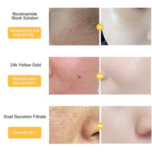 Load image into Gallery viewer, 24k Gold Anti Aging Anti Wrinkle Snail Secretion Filtrate +Hyaluronic Acid For Skin freeshipping - Tyche Ace