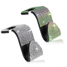 Load image into Gallery viewer, 2Pcs Sparkly Rhinestone Car Seat Backrest Hanger Hooks freeshipping - Tyche Ace