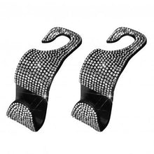 Load image into Gallery viewer, 2Pcs Sparkly Rhinestone Car Seat Backrest Hanger Hooks freeshipping - Tyche Ace