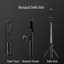 Load image into Gallery viewer, 3 In 1 Smartphone Extendable Tripod Bluetooth Remote Selfie Stick freeshipping - Tyche Ace