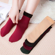 Load image into Gallery viewer, 3 Pairs Women Soft Winter Warm Thick Thermal Nylon Cashmere Socks freeshipping - Tyche Ace