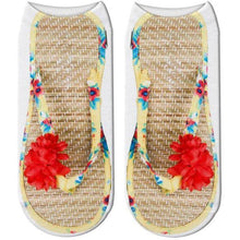 Load image into Gallery viewer, 3D Flip Flop Print Cotton Socks For Women freeshipping - Tyche Ace