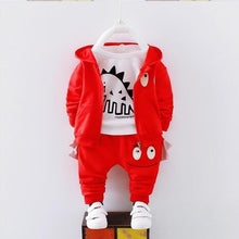 Load image into Gallery viewer, 3Pcs Baby Unisex Cartoon Image Design Jacket + Pants Outfits Clothing Sets freeshipping - Tyche Ace