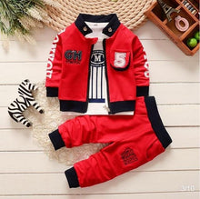 Load image into Gallery viewer, 3Pcs Baby Unisex Cartoon Image Design Jacket + Pants Outfits Clothing Sets freeshipping - Tyche Ace