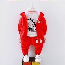 Load image into Gallery viewer, 3Pcs Baby Unisex Cartoon Image Design Jacket + Pants Outfits Clothing Sets freeshipping - Tyche Ace