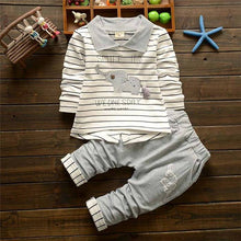 Load image into Gallery viewer, 3Pcs Baby Unisex Cartoon Image Design Jacket + Pants Outfits Clothing Sets freeshipping - Tyche Ace