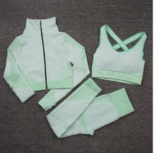 Load image into Gallery viewer, Seamless Women Yoga Workout Sportswear Sets