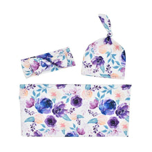 Load image into Gallery viewer, 3Pcs Newborn Comfortable Muslin Swaddle Blankets Sets freeshipping - Tyche Ace