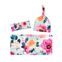 Load image into Gallery viewer, 3Pcs Newborn Comfortable Muslin Swaddle Blankets Sets freeshipping - Tyche Ace