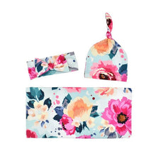 Load image into Gallery viewer, 3Pcs Newborn Comfortable Muslin Swaddle Blankets Sets freeshipping - Tyche Ace