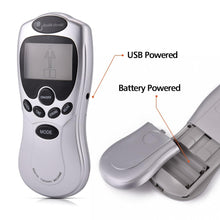 Load image into Gallery viewer, 4 Electrodes Acupuncture Electric TENS Body Muscle Digital Massager Machine freeshipping - Tyche Ace