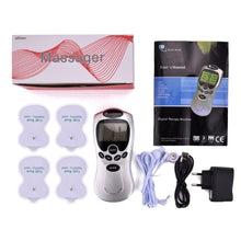 Load image into Gallery viewer, 4 Electrodes Acupuncture Electric TENS Body Muscle Digital Massager Machine freeshipping - Tyche Ace