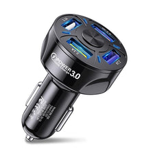 Load image into Gallery viewer, 4 Ports USB Mini Fast Mobile Phone Car Charger Adapter freeshipping - Tyche Ace