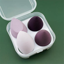 Load image into Gallery viewer, 4pcs Foundation Makeup Blender Cosmetic Puff Sponge with Storage Box freeshipping - Tyche Ace