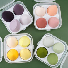 Load image into Gallery viewer, 4pcs Foundation Makeup Blender Cosmetic Puff Sponge with Storage Box freeshipping - Tyche Ace