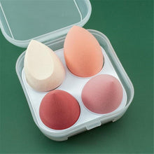 Load image into Gallery viewer, 4pcs Foundation Makeup Blender Cosmetic Puff Sponge with Storage Box freeshipping - Tyche Ace