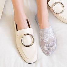 Load image into Gallery viewer, 5 Pairs Women Lace Flower Non-Slip Invisible Ankle Socks freeshipping - Tyche Ace