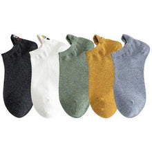 Load image into Gallery viewer, 5 Pairs/Pack Embroidered Happy Mood Expressions Women Socks freeshipping - Tyche Ace