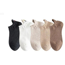 Load image into Gallery viewer, 5 Pairs/Pack Embroidered Happy Mood Expressions Women Socks freeshipping - Tyche Ace