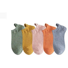 Load image into Gallery viewer, 5 Pairs/Pack Embroidered Happy Mood Expressions Women Socks freeshipping - Tyche Ace