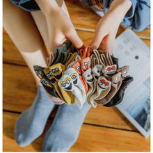 Load image into Gallery viewer, 5 Pairs/Pack Embroidered Happy Mood Expressions Women Socks freeshipping - Tyche Ace