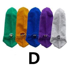 Load image into Gallery viewer, 5 Pairs/Pack Women Cotton Embroidered Happy Fashion Ankle Socks freeshipping - Tyche Ace